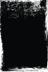 Black and white grungy abstract background. Grungy frame

