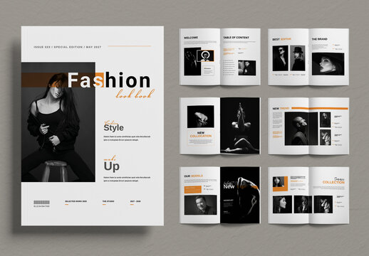 Fashion Look Book Design Template