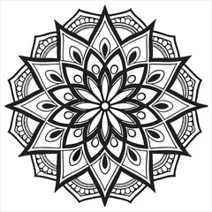 Vector doodle mandala . Ornamental luxury mandala Mandala Line Illustration . various mandala . Mandala Pattern Designs . Henna mandala. Mehndi style. Decorative pattern in oriental style.