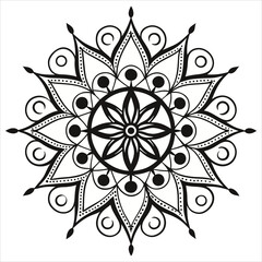 Vector doodle mandala . Ornamental luxury mandala Mandala Line Illustration . various mandala . Mandala Pattern Designs . Henna mandala. Mehndi style. Decorative pattern in oriental style.