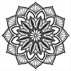 Vector doodle mandala . Ornamental luxury mandala Mandala Line Illustration . various mandala . Mandala Pattern Designs . Henna mandala. Mehndi style. Decorative pattern in oriental style.