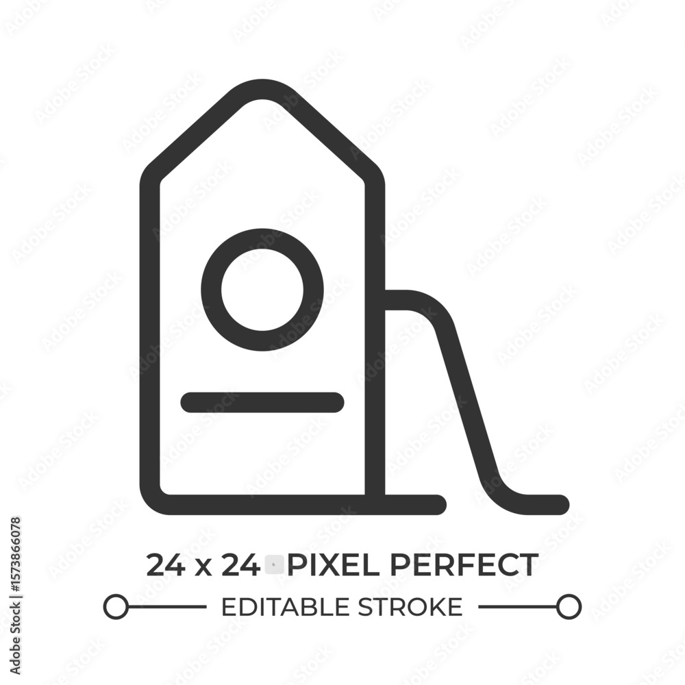 Poster house sewerage system line ui icon. residential drainage, plumbing. home canalization, engineering. 