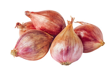 Fototapeta premium Fresh shallots, close up.