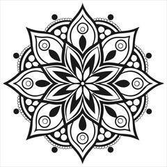 Vector doodle mandala . Ornamental luxury mandala Mandala Line Illustration . various mandala . Mandala Pattern Designs . Henna mandala. Mehndi style. Decorative pattern in oriental style.	