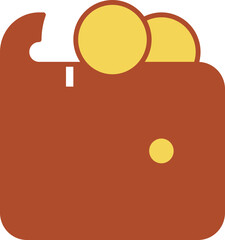 Coin Wallet In Fill Icon