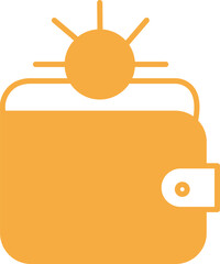 Day  Wallet In Fill Icon