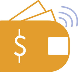 Dollar In  Wallet Fill Icon