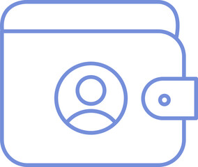 User Wallet In Outline Icon