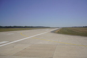 Takeoff from Hannover-Langenhagen Airport, towards Funchal Madeira, Portugal, Hannover, Germany.