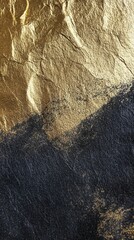 Textured Black and Gold Abstract Background for Artistic Designs