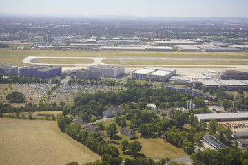 Takeoff from Hannover-Langenhagen Airport, towards Funchal Madeira, Portugal, Hannover, Germany.