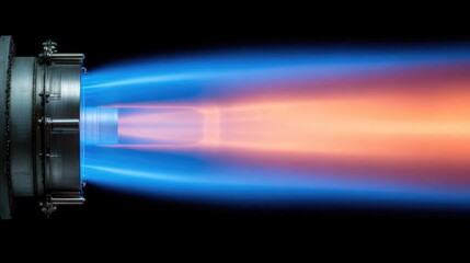 Rocket engine test firing aerospace facility high-speed photography controlled environment dynamic viewpoint propulsion concept