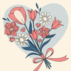 vector illustration of a flower