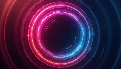 Bright and bold spiral shape with curved layers