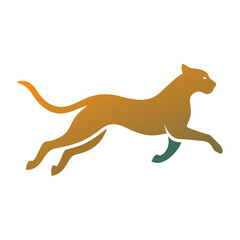 National Wildlife Day - Cheetah: Leaping Silhouette

