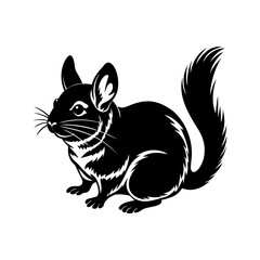 Obraz premium Chinchilla Clipart Vector Illustration