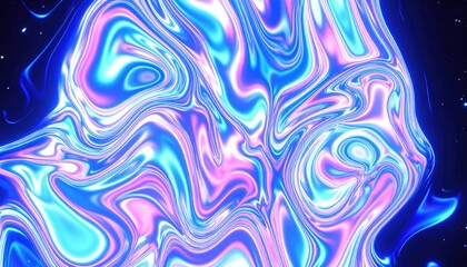 Fototapeta premium Abstract fluid art with vibrant colors (2)