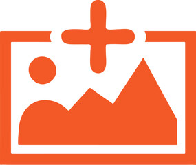 Fototapeta premium Upload Icon simple icon. Vector ICON all icon Viktor. 