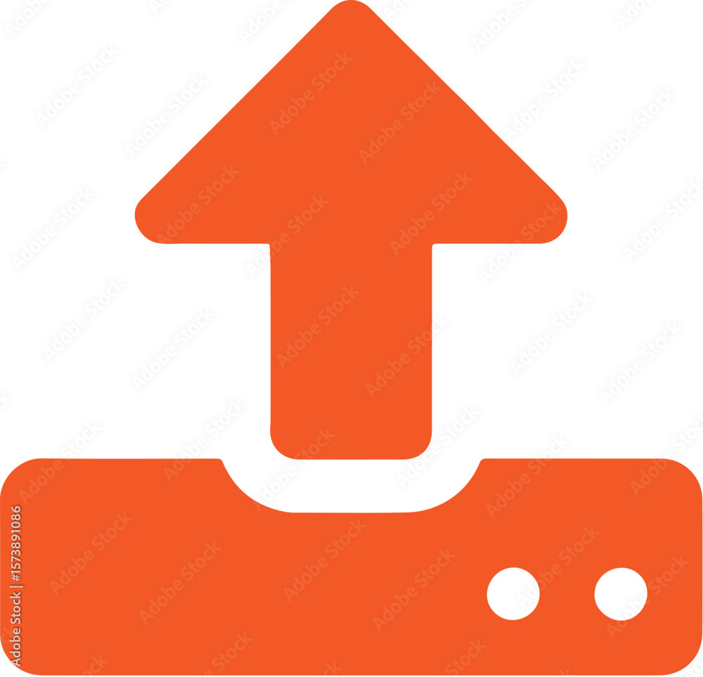 Poster upload icon simple icon. vector icon all icon viktor.