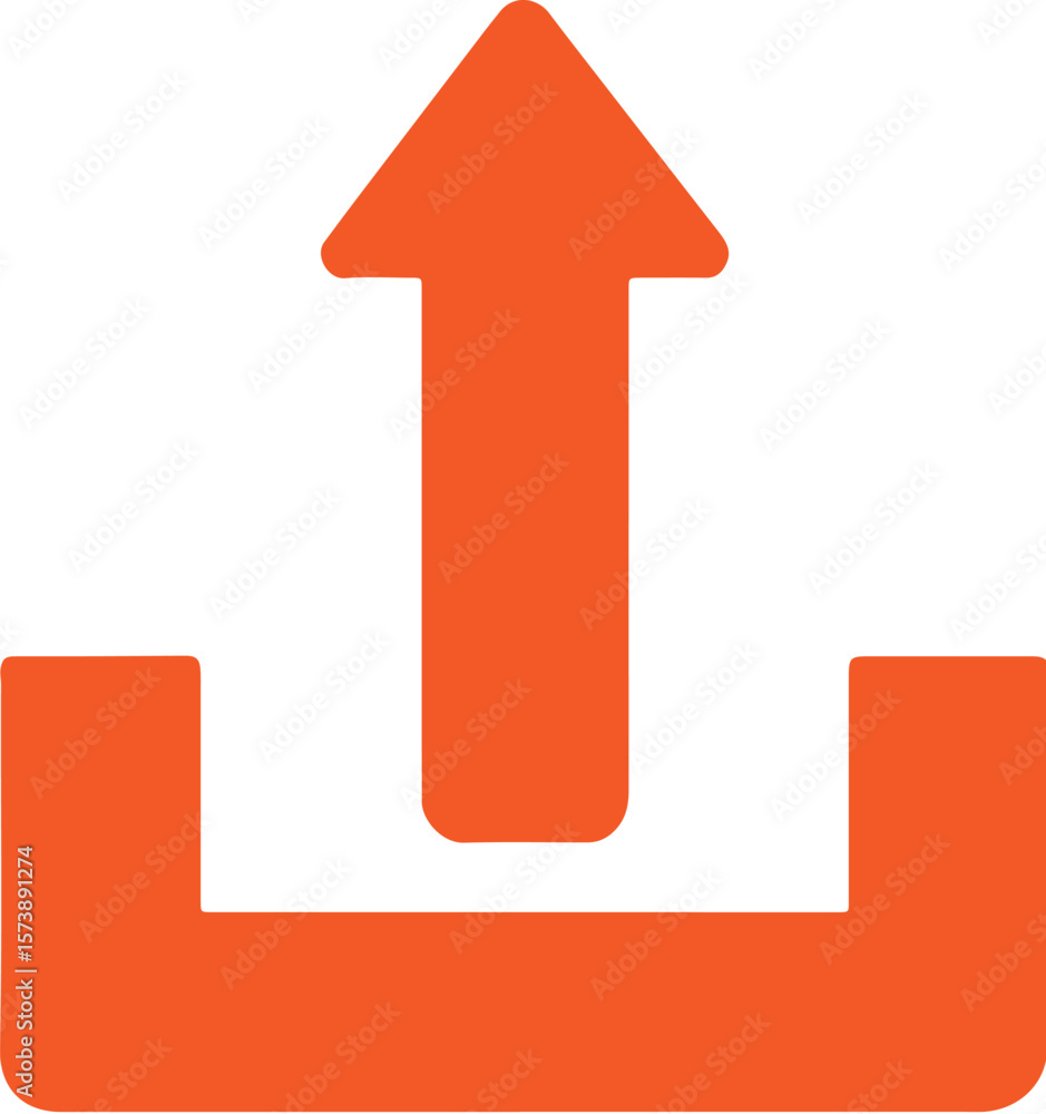 Aufkleber upload icon simple icon. vector icon all icon viktor.