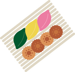 송편 약과 음식