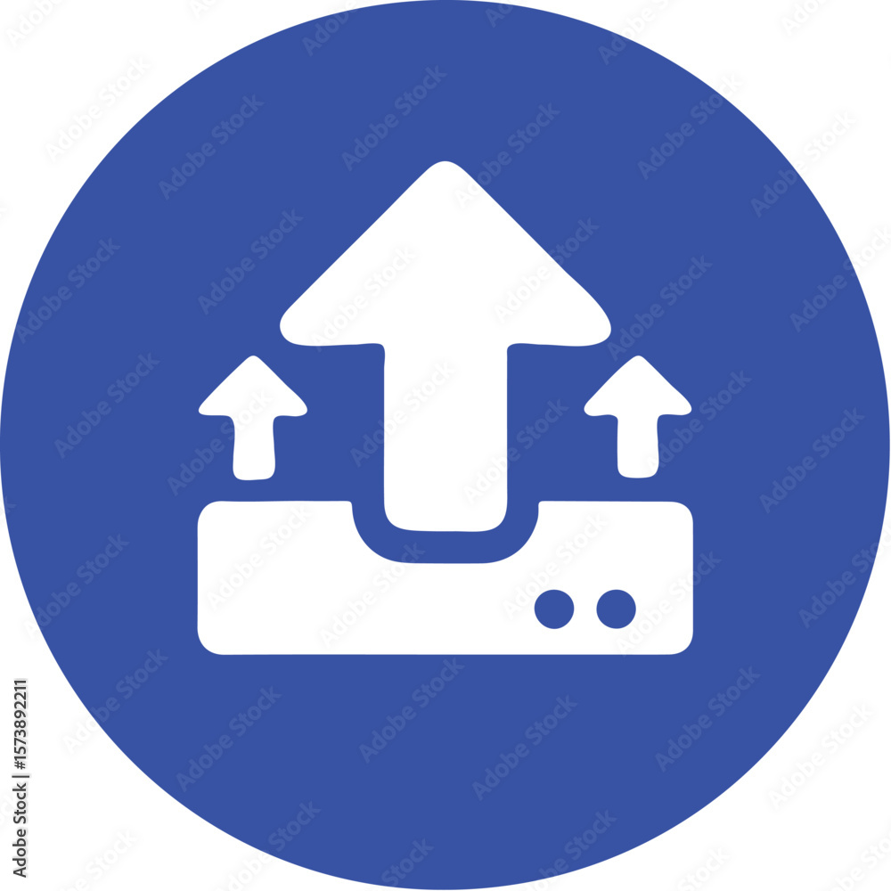 Poster upload icon simple icon. vector icon all icon viktor.