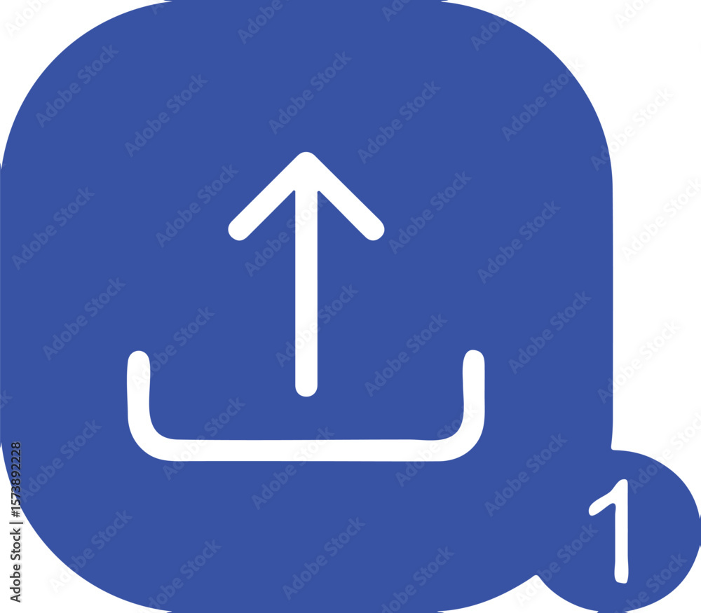 Poster upload icon simple icon. vector icon all icon viktor.