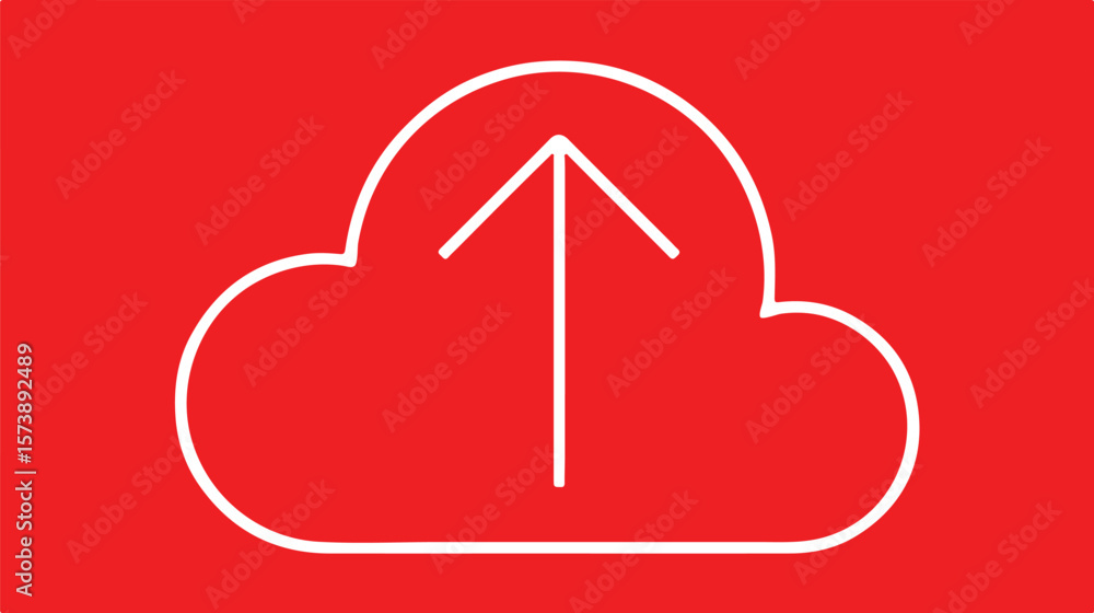 Aufkleber upload icon simple icon. vector icon all icon viktor.