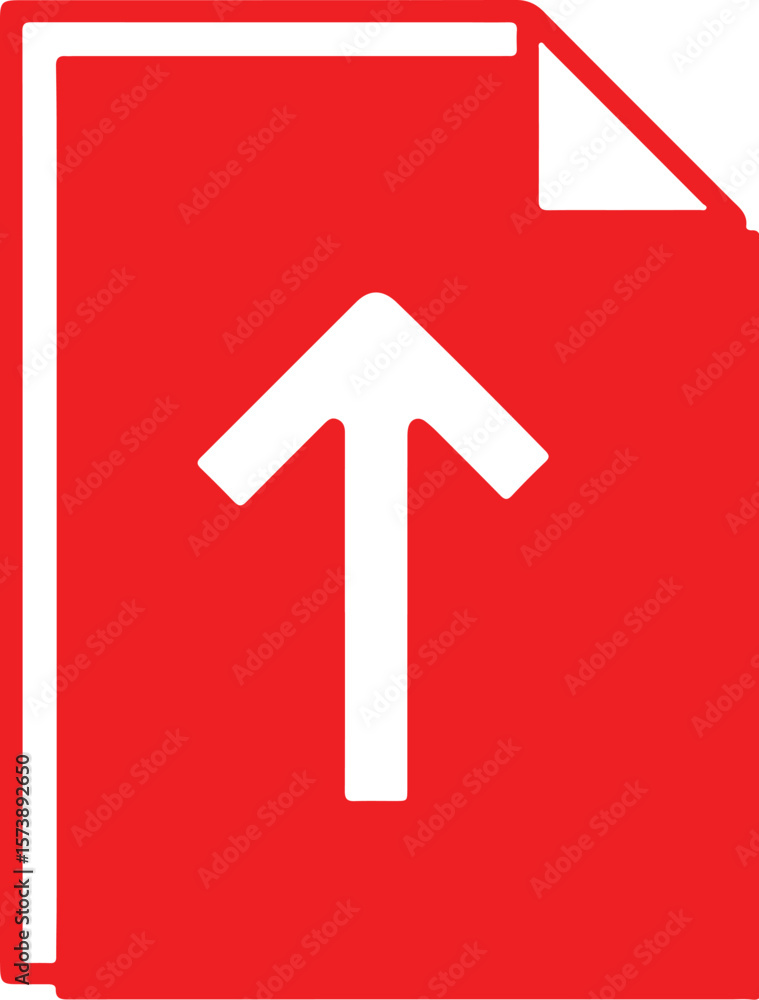 Poster upload icon simple icon. vector icon all icon viktor.