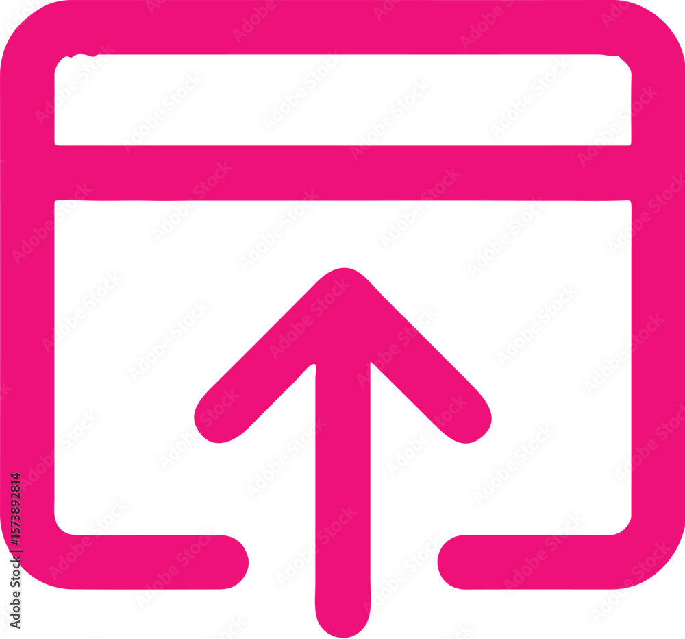 Poster upload icon simple icon. vector icon all icon viktor.