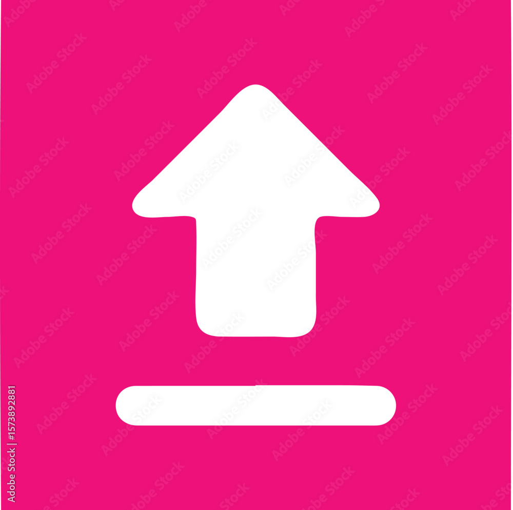 Poster upload icon simple icon. vector icon all icon viktor.