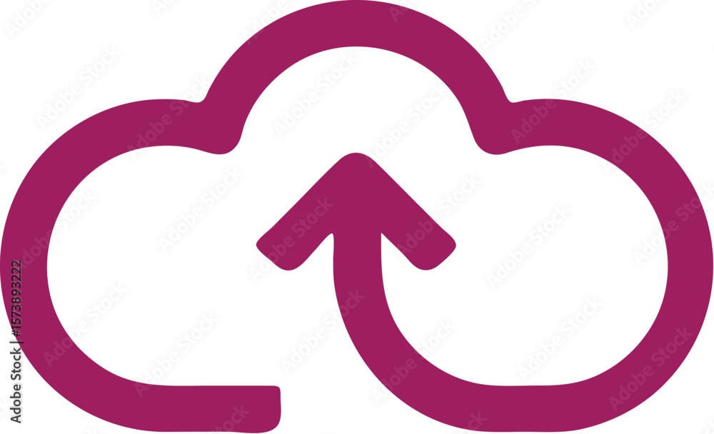 Fototapete upload icon simple icon. vector icon all icon viktor.