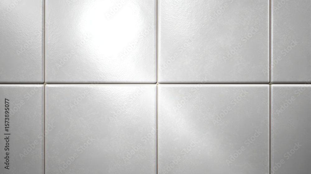 Poster reflective tiles arranged in a grid pattern, showcasing a smooth, glossy surface with subtle texture
