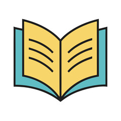 Read a Book Day - Open Book: Minimal Vector

