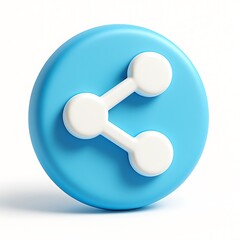 A share icon isolated on white background