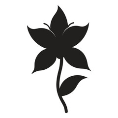 nightshade silhouette-on-white-background 