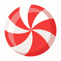 pair peppermint vector illustration on-white-background