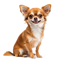 chihuahua dog on transparent background