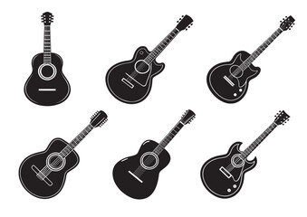 Fototapeta premium Guitar Vector, Guitar Design, Guitar Icon