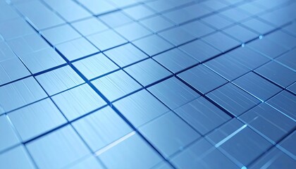 Abstract geometric pattern of light blue squares