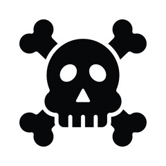 Have a look at his danger skull icon designed in glyph style