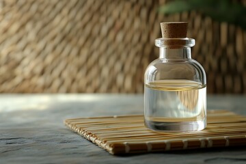 bottle of essential oil