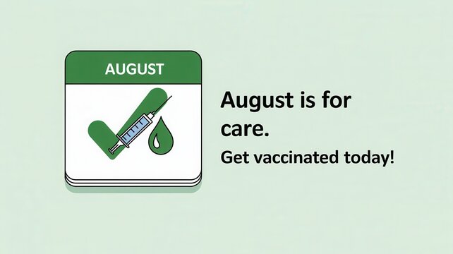 Embrace August by spreading awareness about care and vaccination for a healthier community. National Immunization Awareness Month