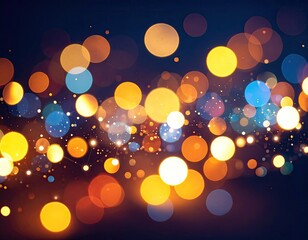 Abstract bokeh lights