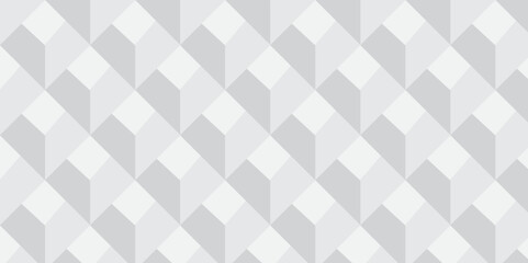 White geometric cube creative concept triangle overlap square technology background. digital cubes fabric and wallpaper grid block texture background.	
