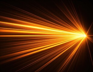 Abstract burst of light radiating outward