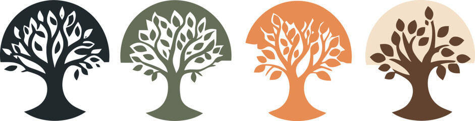 Obraz premium autumn tree vector