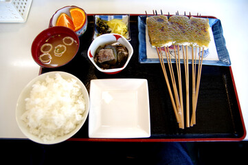 おいしそうな田楽定食の写真
