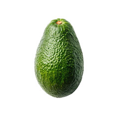 Avocado fruit on on transparent
