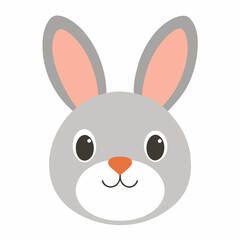 International Rabbit Day - Cute Rabbit: Minimal Cartoon

